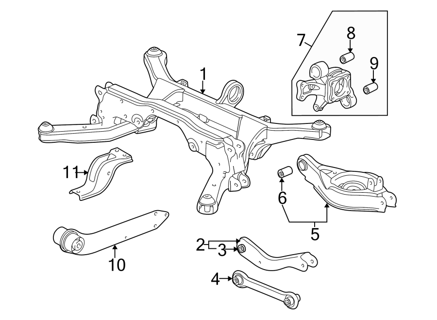 2008 Pontiac G6 Suspension Trailing Arm (Rear) - 15240206 | GM Parts